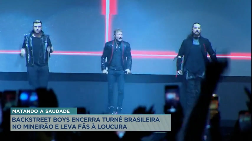 Vídeo: A Hora da Venenosa: Backstreet Boys encerra a passagem pelo Brasil com show no Mineirão