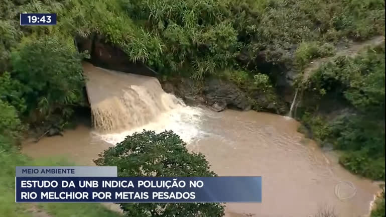 Vídeo: Estudo da UnB indica poluição no Rio Melchior por metais pesados