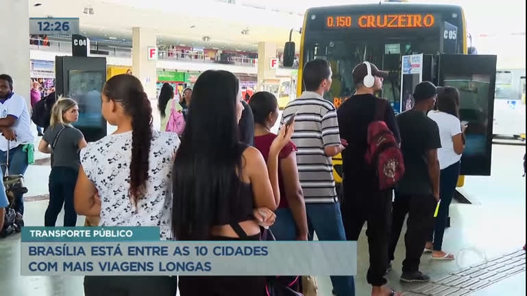 Vídeo: Brasília está entre as dez cidades com mais viagens longas do Brasil