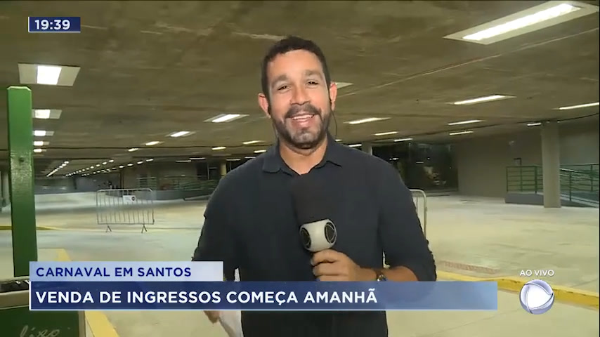 Vídeo: Começa amanhã venda de ingressos para o desfile de carn aval em Santos