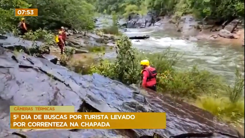 Vídeo: 5°dia de buscas pelo turista desaparecido na Chapada dos Veadeiros (GO)