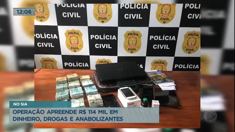 Vídeo: Operação da Policia Civil apreende cerca de R$ 114 mil em dinheiro no DF