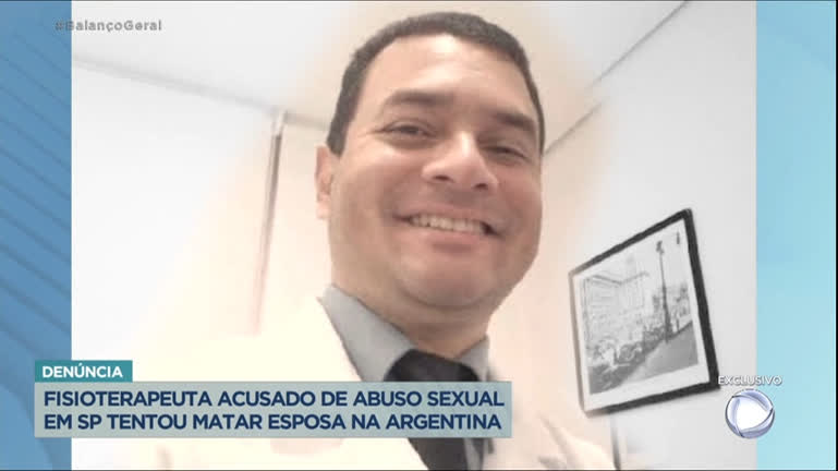 Vídeo: Fisioterapeuta acusado de abusar de paciente já foi preso na Argentina