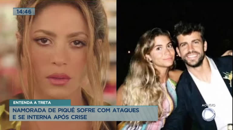 Vídeo: Namorada de Piqué sofre com ataques e se interna após crise