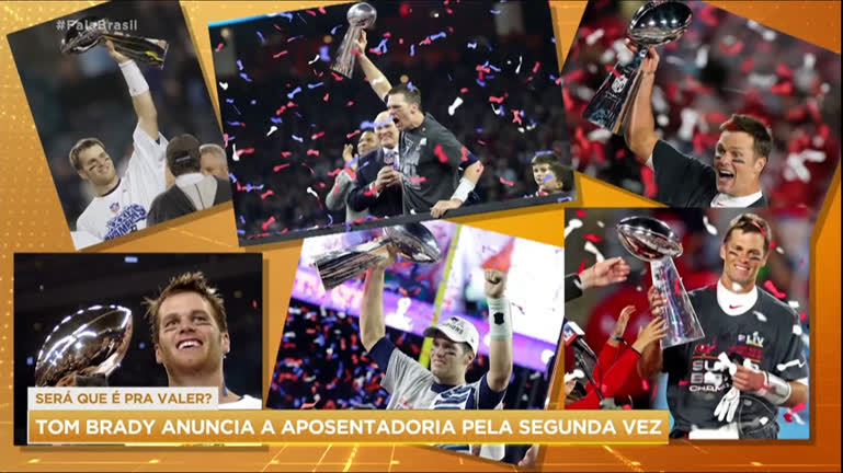 Vídeo: Pela segunda vez, Tom Brady anuncia aposentadoria