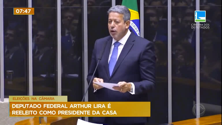 Vídeo: Arthur Lira é reeleito como presidente da Câmara dos Deputados