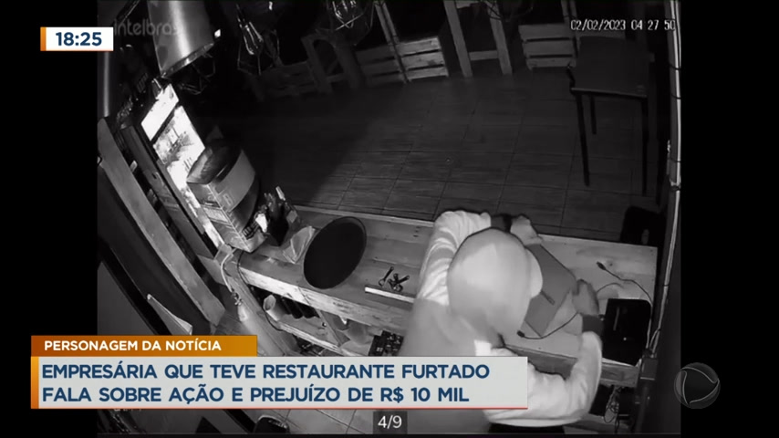 Vídeo: Empresária que teve restaurante furtado no Gama conta sobre ação e prejuízo de R$ 10 mil