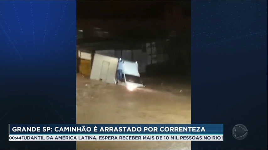 Vídeo: Chuva forte em São Paulo causa transtornos e acidentes
