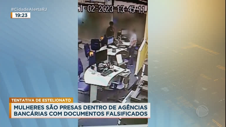 Vídeo: Estelionatárias são presas em agência bancária de Madureira, no Rio