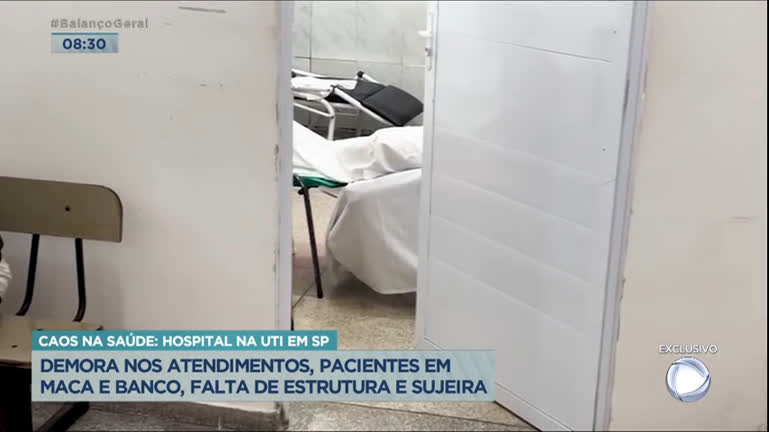 Vídeo: Moradores denunciam falta de estrutura em hospital do litoral paulista