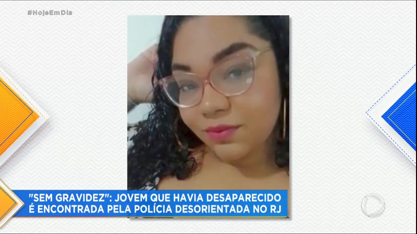 Vídeo: Mulher que desapareceu grávida é encontrada desorientada no Rio
