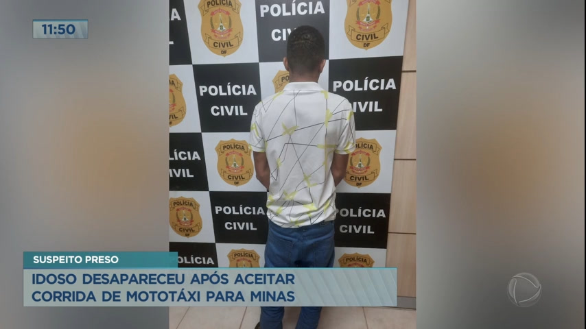 Vídeo: Idoso desaparece pós aceitar corrida de mototáxi para a cidade de Arinos (MG)