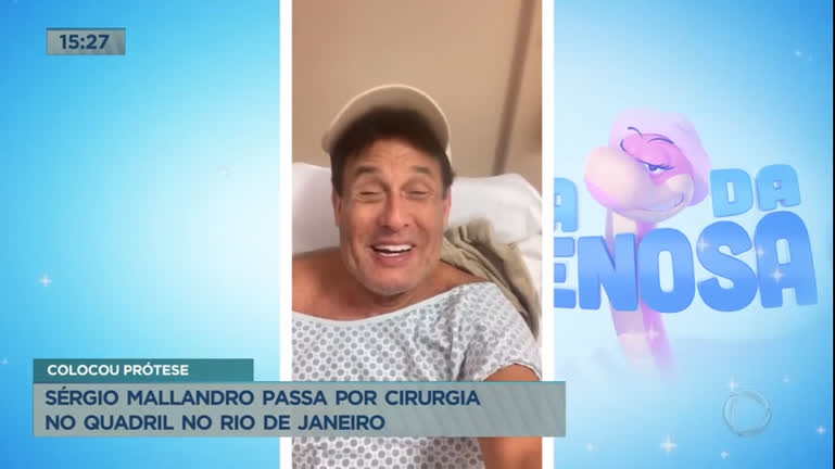 Vídeo: Sérgio Mallandro passa por cirurgia no quadril no Rio de Janeiro