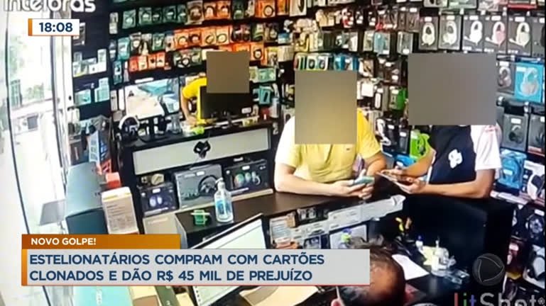 Vídeo: Polícia prende suspeito de aplicar golpes em lojas de informática usando cartões de crédito falsos