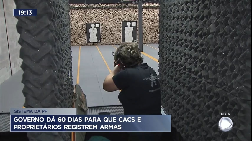 Vídeo: Governo dá 60 dias para que CACs e proprietários registrem armas