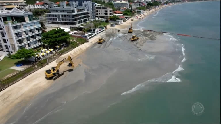 Vídeo: Praia de Florianópolis (SC) vai ganhar nova faixa de areia para receber mais turistas
