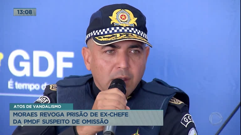 Vídeo: Alexandre de Moraes revoga prisão de ex-comandante-geral da PMDF