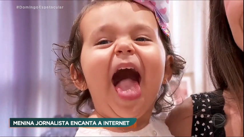Vídeo: Conheça Lulu, a menina de 2 anos que conquistou a internet como uma estrela infantil do jornalismo