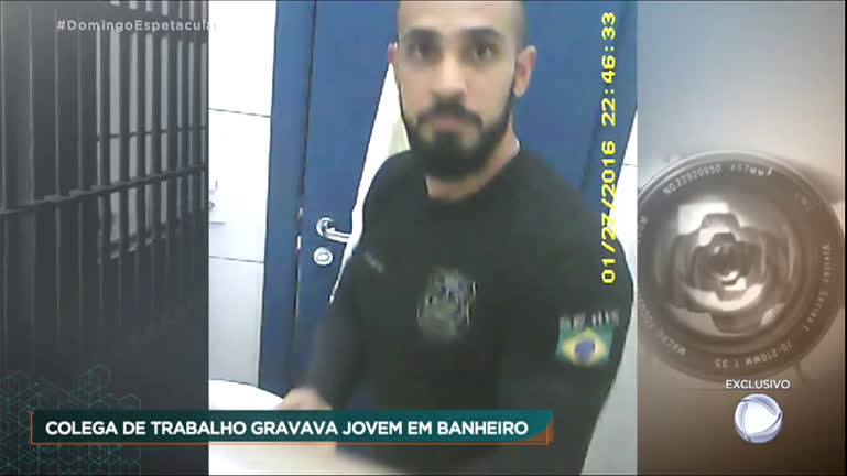 Vídeo: Agente penitenciária denuncia colega que escondeu câmera no banheiro que ela usava