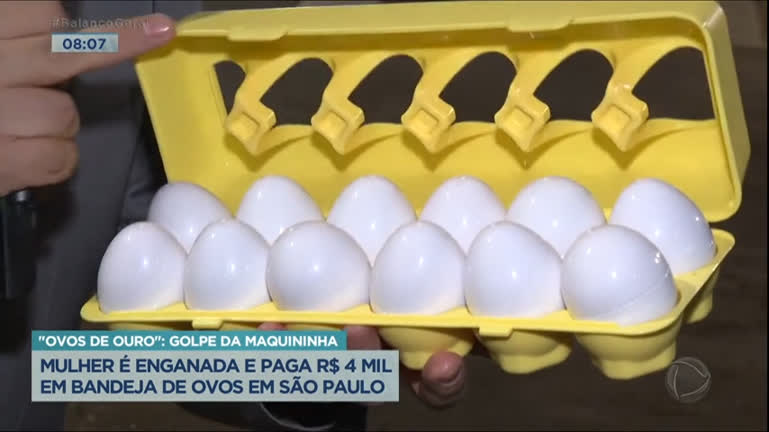 Costureira cai em golpe do ovo na Grande SP - RecordTV - R7 Balanço Geral