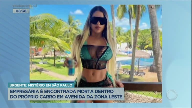Vídeo: Empresária é achada morta dentro do próprio veículo na capital paulista