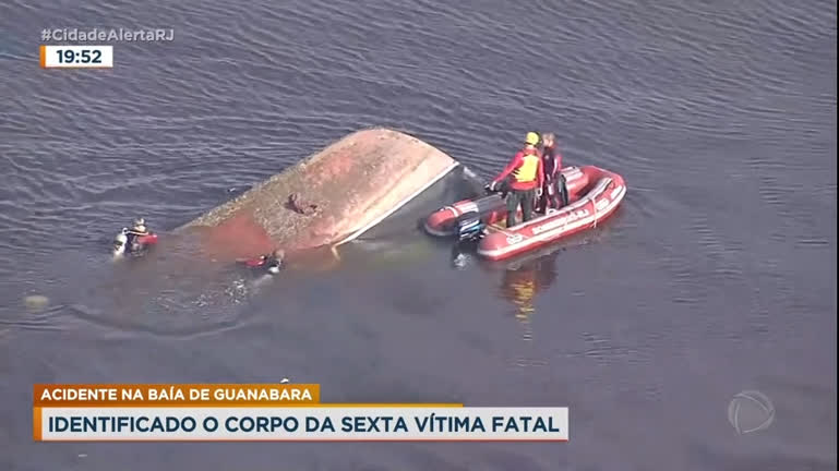 Vídeo: Naufrágio na baía de Guanabara: corpo da sexta vítima é encontrado e identificado