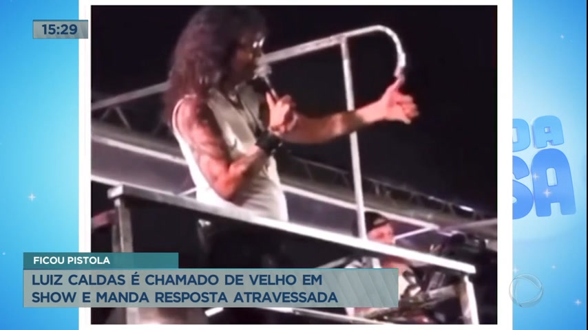Vídeo: Luiz Caldas interrompe show na Bahia após ser chamado de velho