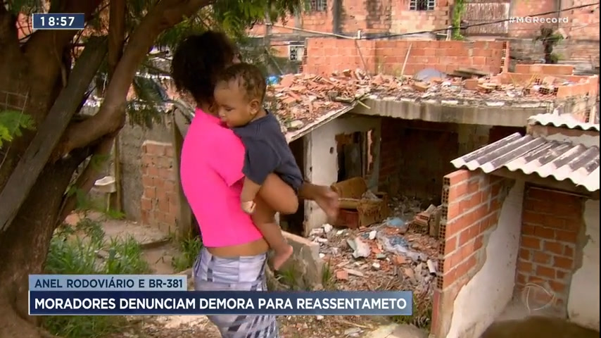 Vídeo: Moradores denunciam demora para reassentamento no Anel Rodoviário e BR-381