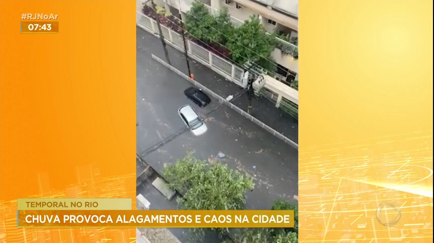 Vídeo: Chuvas provocam alagamentos e transtornos no Rio