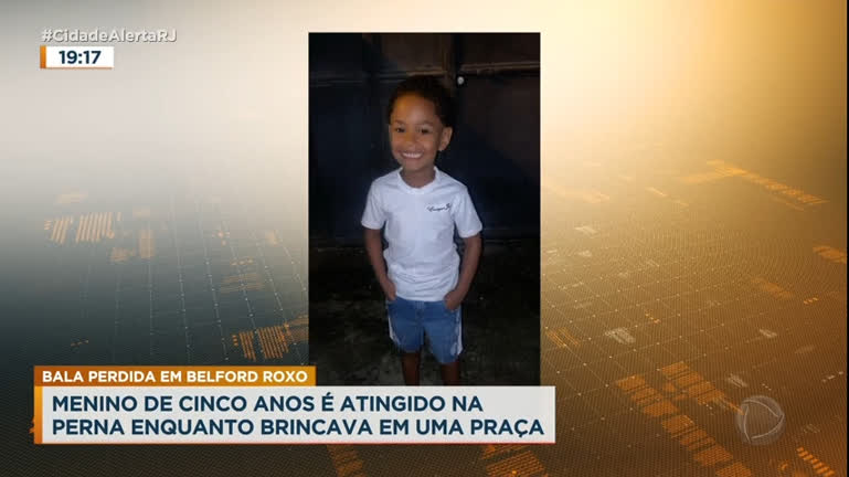 Vídeo: Criança de 5 anos é baleada enquanto brincava no RJ