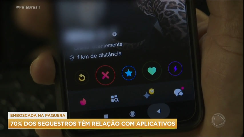 Vídeo: 70% dos sequestros em SP têm relação com aplicativos de relacionamentos