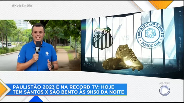 Vídeo: Paulistão 2023: Record TV exibe Santos x São Bento nesta quarta-feira (8)