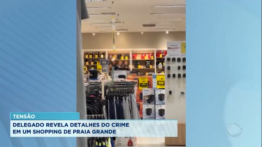 Vídeo: Funcionária de shopping é feita refém durante assalto