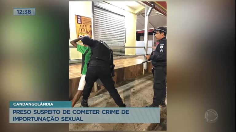 Vídeo: Homem de 23 anos é preso por importunação sexual no DF