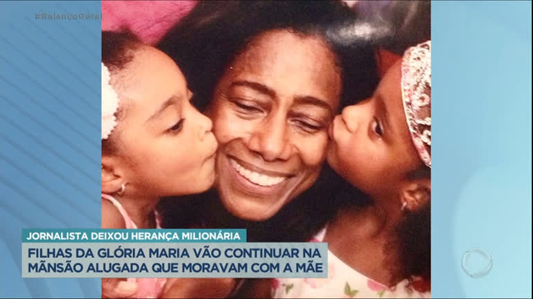 Vídeo: Filhas de Glória Maria vão continuar morando em mansão da mãe no RJ