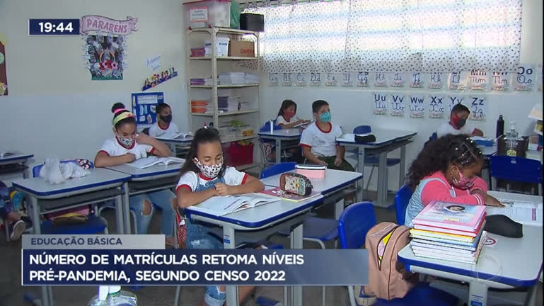 Vídeo: Número de matrículas retoma níveis pré-pandemia, segundo Censo 2022