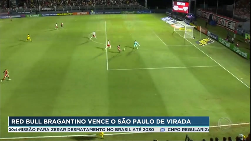Vídeo: Red Bull Bragantino vence o São Paulo de virada