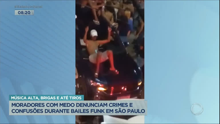Vídeo: Moradores de zona norte denunciam barulho e crimes em bailes funk