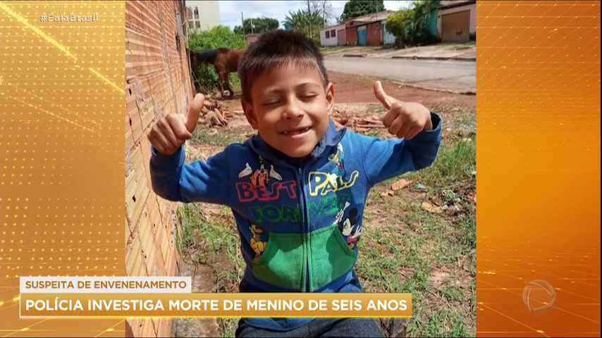 Vídeo: Criança de 6 anos morre e polícia investiga suposto envenenamento