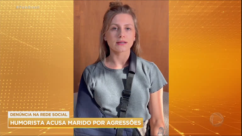 Vídeo: Humorista Lea Maria denuncia o marido por violência doméstica