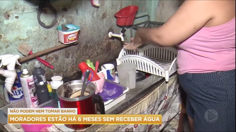 Vídeo: Moradores de um bairro em Belém estão sem água há seis meses