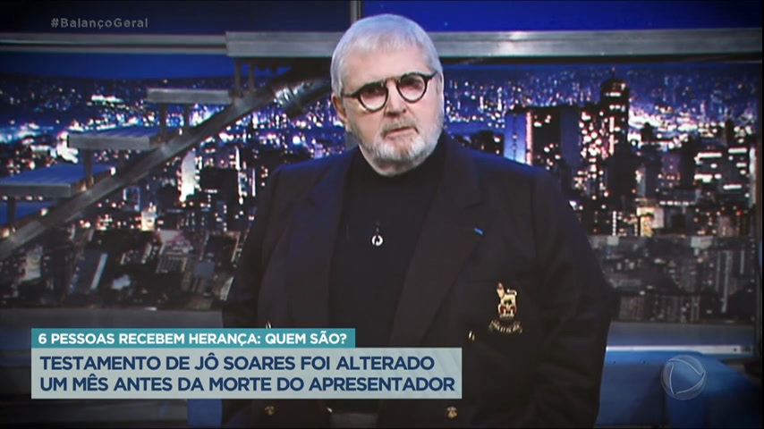 Vídeo: Herança de Jô Soares será dividida entre seis pessoas; testamento foi alterado um mês antes da morte