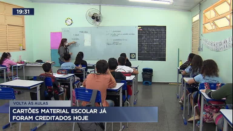Vídeo: Cartões Material Escolar foram creditados nesta quinta (9)