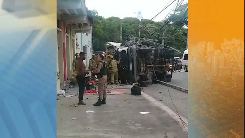 Vídeo: Motorista de caminhão com sinais de embriaguez é encaminhado ao João 23 após acidente em BH