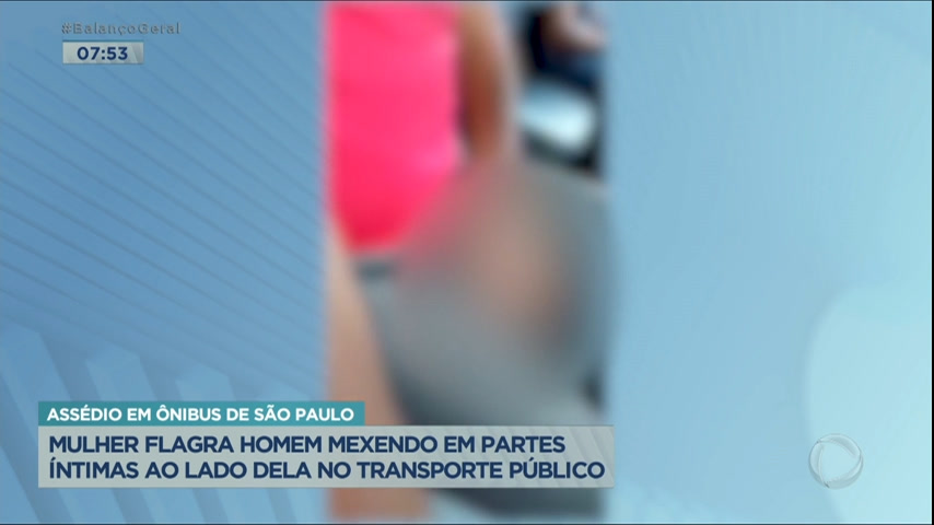 Vídeo: Mulher grava homem cometendo importunação sexual em ônibus de SP