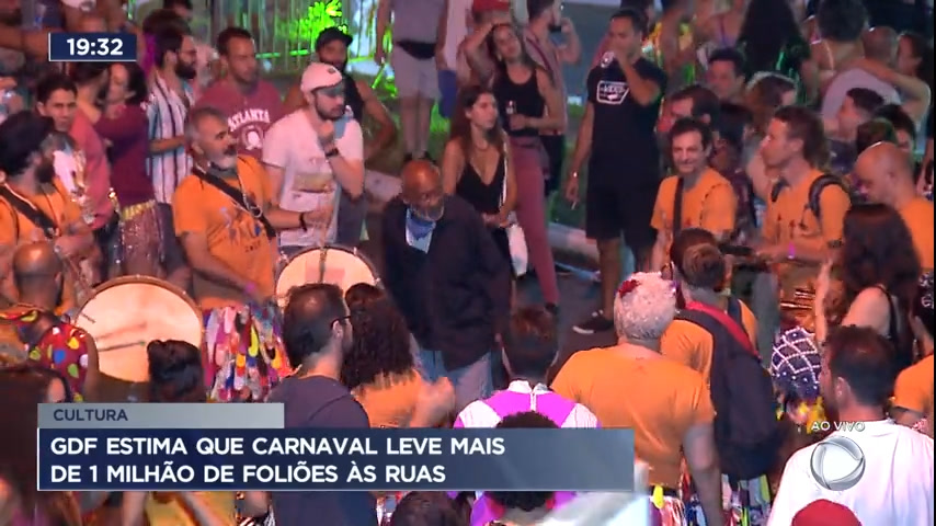 Vídeo: GDF estima que Carnaval leve mais de 1 milhão de foliões às ruas