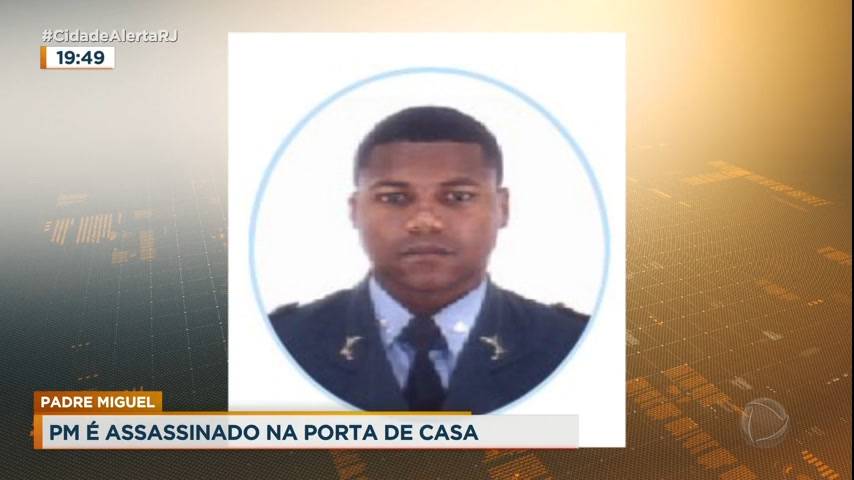 Vídeo: Policial militar é assassinado na porta de casa no Rio