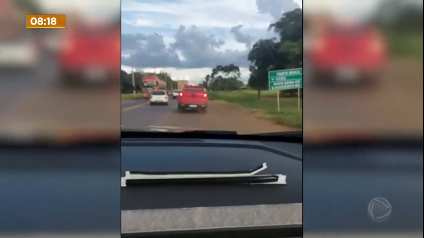 Vídeo: Motorista embriagado é preso fazendo manobras perigosas na BR-060