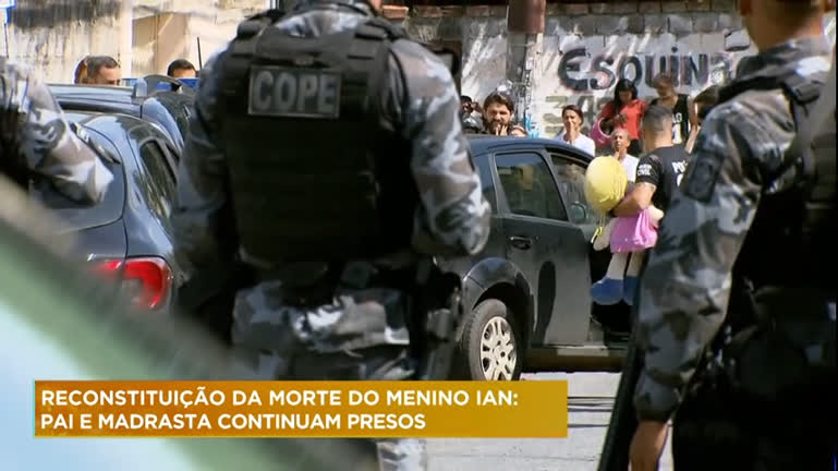 Vídeo: Caso Ian: Polícia Civil faz reconstituição do dia em que menino se feriu até momento do socorro