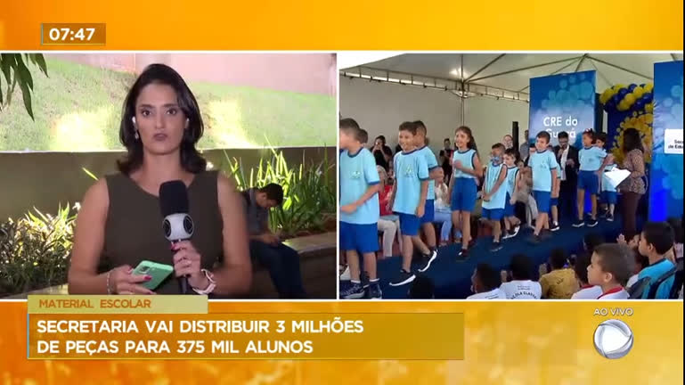Vídeo: Governo do DF proíbe venda de uniforme escolar na rede pública